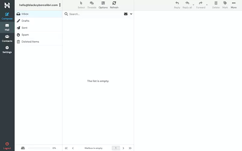 Hostinger webmail client
