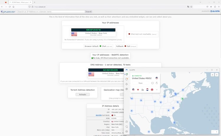 NordVPN leak test kill switch