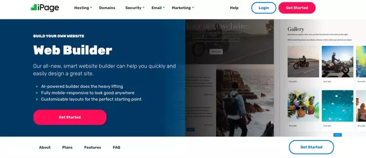 iPage website builder min