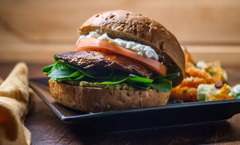 Portobello Mushroom Burger - TheCompletePortal