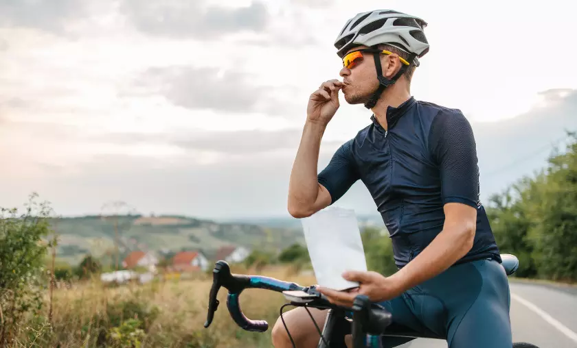 Cyclist Snacking - The Complete Portal