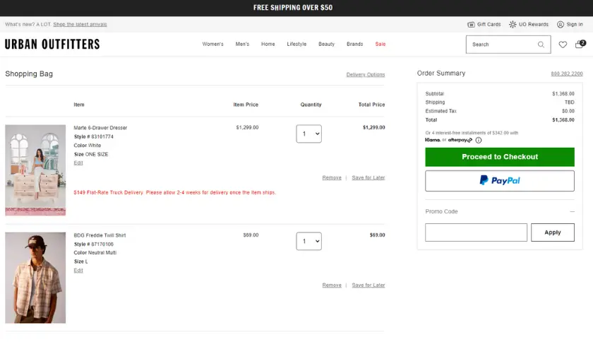 Urban Outfitters Coupons Step by Step Online!