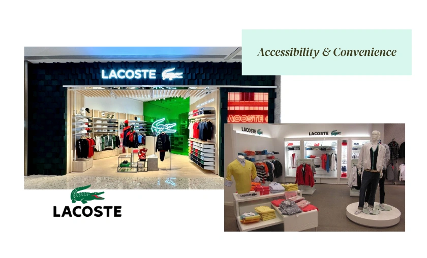 Accessibility & Convenience Lacoste MX