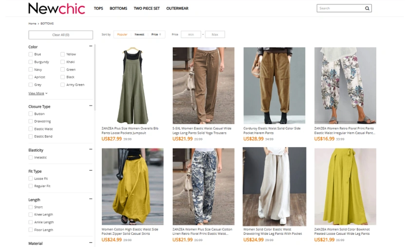 Affordable Prices Newchic US