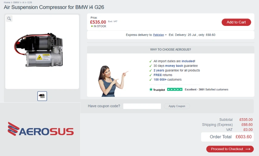 Ease of Purchase Aerosus UK