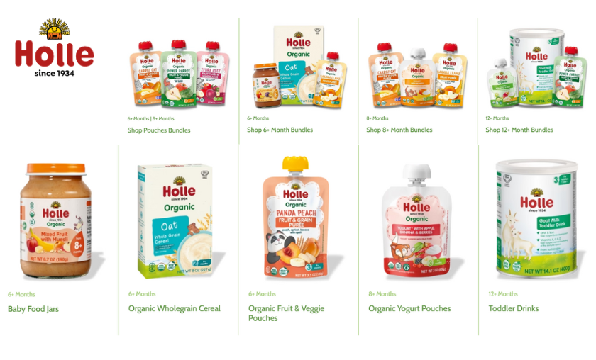 Holle USA Pouches & Jars What’s Inside Each