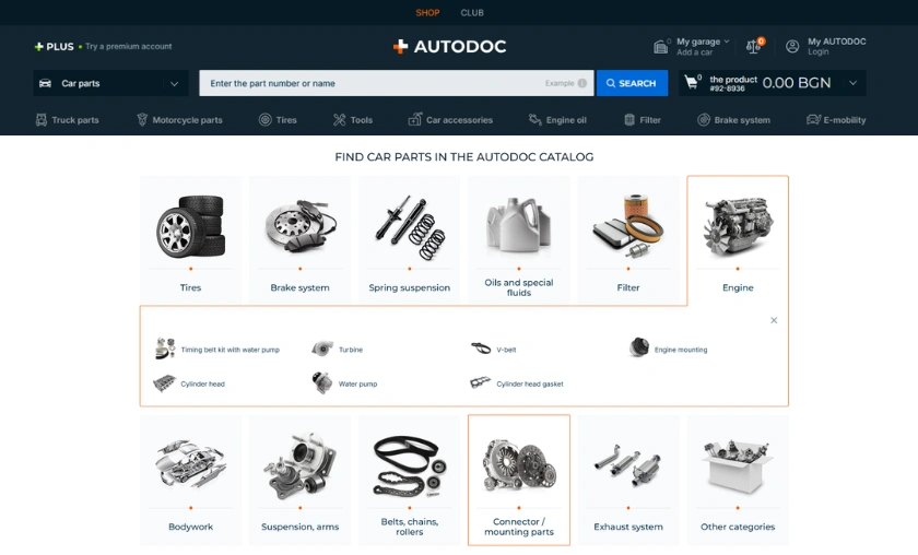 User Experience Autodoc BG