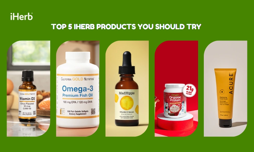 Top 5 iHerb Products You Should Try