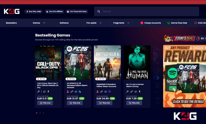 Shopping Experience & Ease of Use on K4G