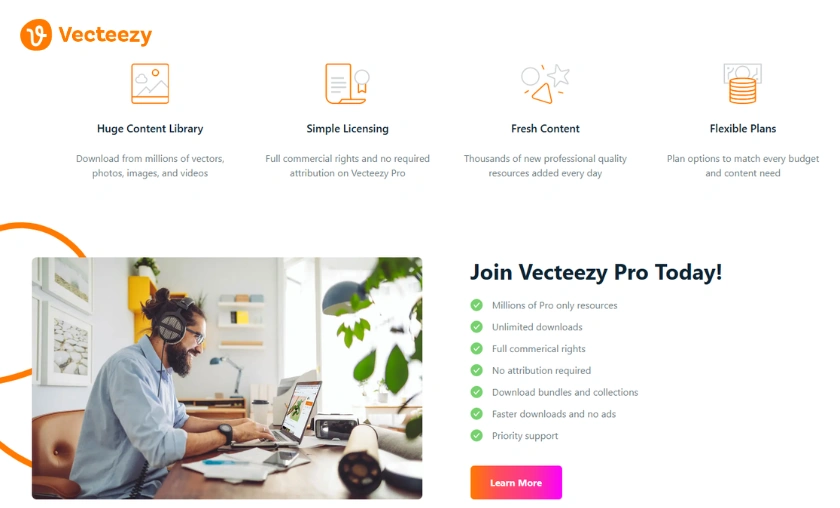 Top 5 Vecteezy Products & Features