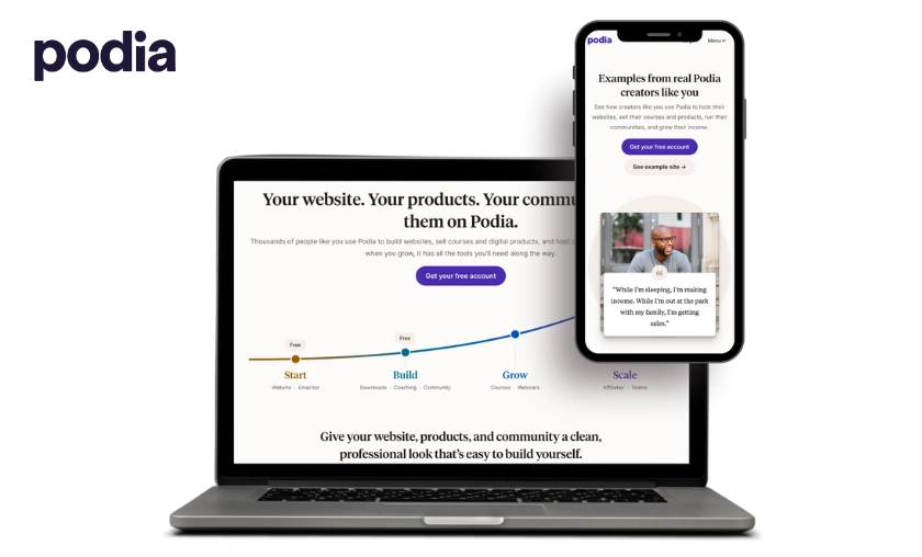 User Experience & Ease of Use on Podia