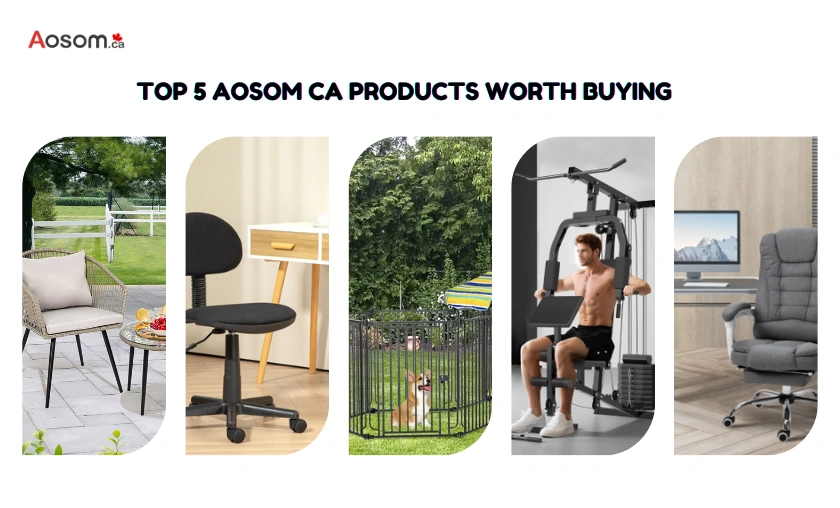 Top 5 Aosom CA Products Worth Buying
