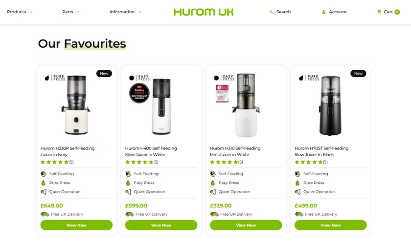 Where to Buy Hurom in the UK