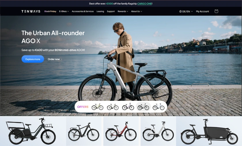 Where to Buy Tenways E-Bikes in Europe