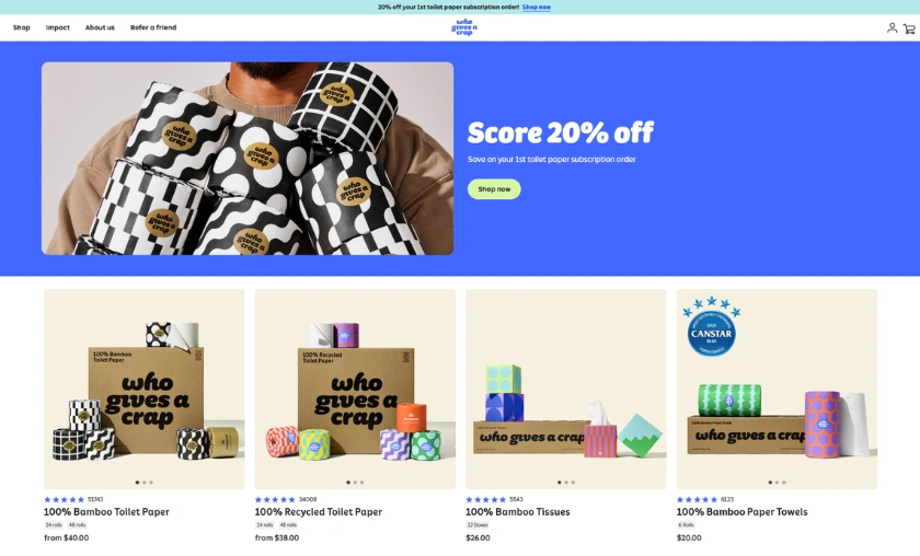 Shopping Tips for Who Gives A Crap AU