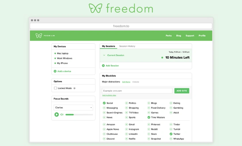 Freedom Review Focus, Consistency, and a Distraction-Free Experience