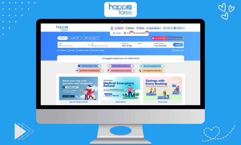 Happy Fares IN Review: The Best Air Travel Bookings! ([wpsm_custom_meta type=date field=month] [wpsm_custom_meta type=date field=year]) - The Complete Portal