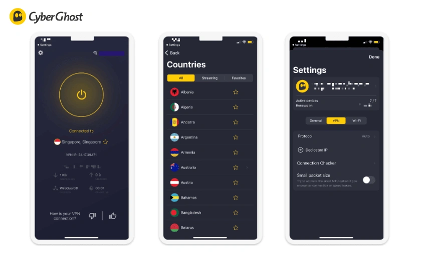 CyberGhost VPN Products