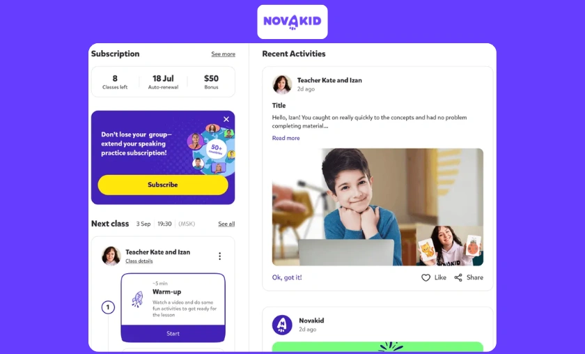 Novakid Review: Best Online English Classes for Kids! ([wpsm_custom_meta type=date field=month] [wpsm_custom_meta type=date field=year]) - The Complete Portal