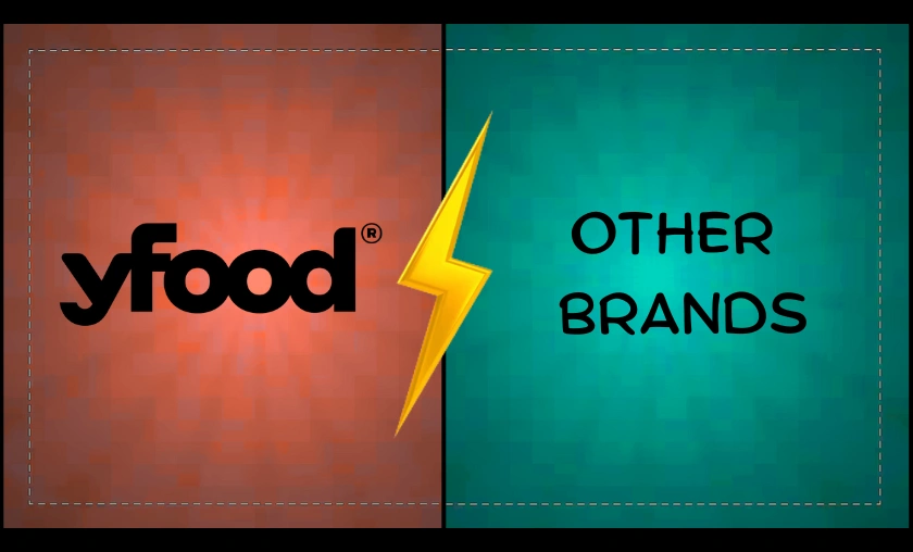 YFood UK vs Other Brands