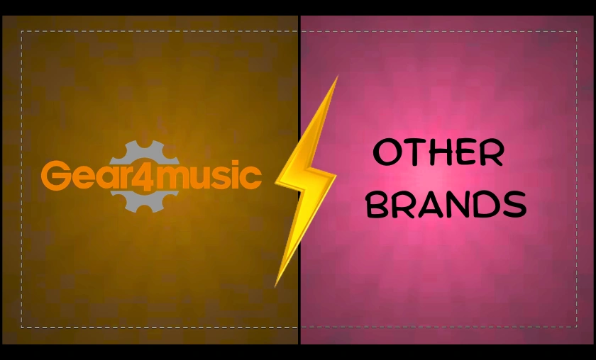 Gear4music BE vs Other Music Retailers