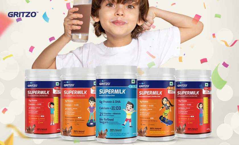 Gritzo IN (Health Nutrition Supplements for Kids & Teens)