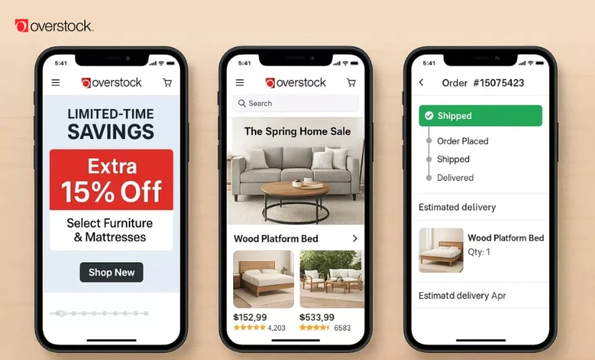 Overstock US (Furniture, Home Décor & Lifestyle Products)