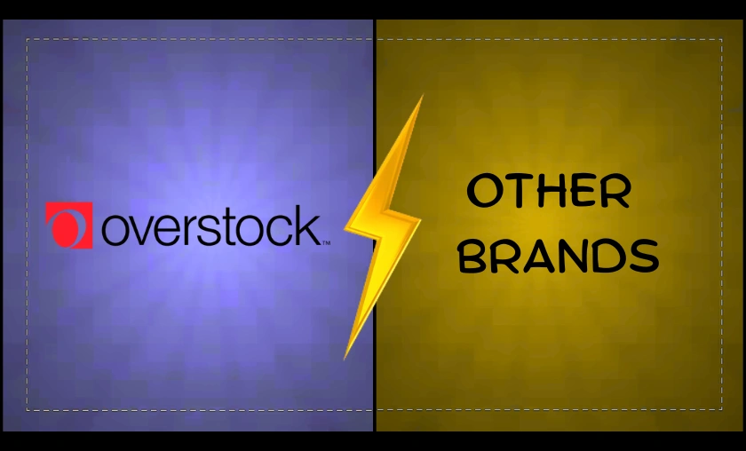 Overstock US vs Other Brands