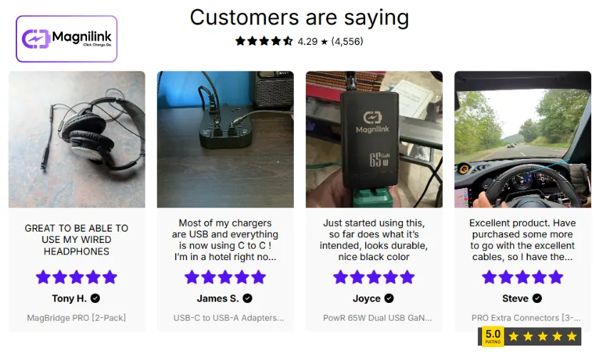 Magnilink Customer Reviews!