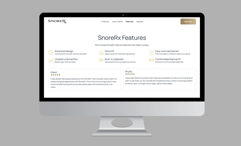 SnoreRx US Review Quality, Design & Sleep Improvement