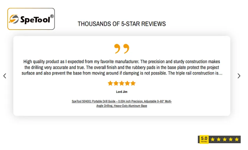 SpeTool Customer Reviews!