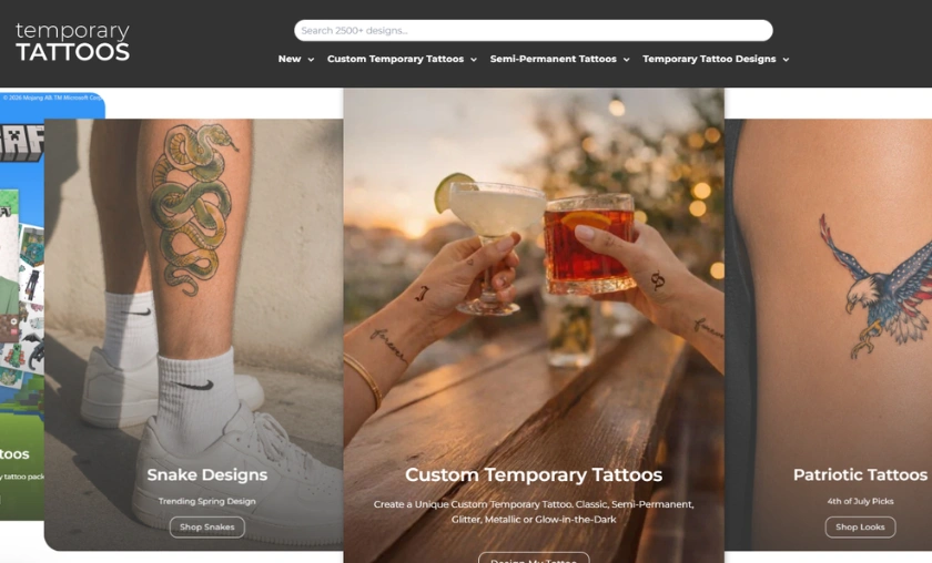 Temporary Tattoos US Review: Custom Body Art & Design Platform! ([wpsm_custom_meta type=date field=month] [wpsm_custom_meta type=date field=year]) - The Complete Portal