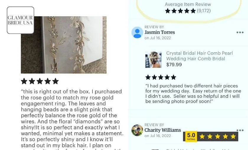 GLAMOUR BRIDE USA Customer Reviews!