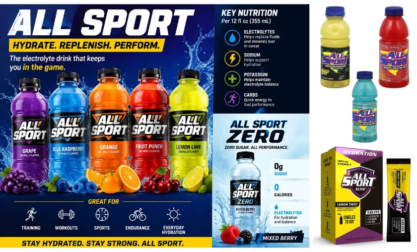 All Sport: The Hydration & Electrolyte Beverage