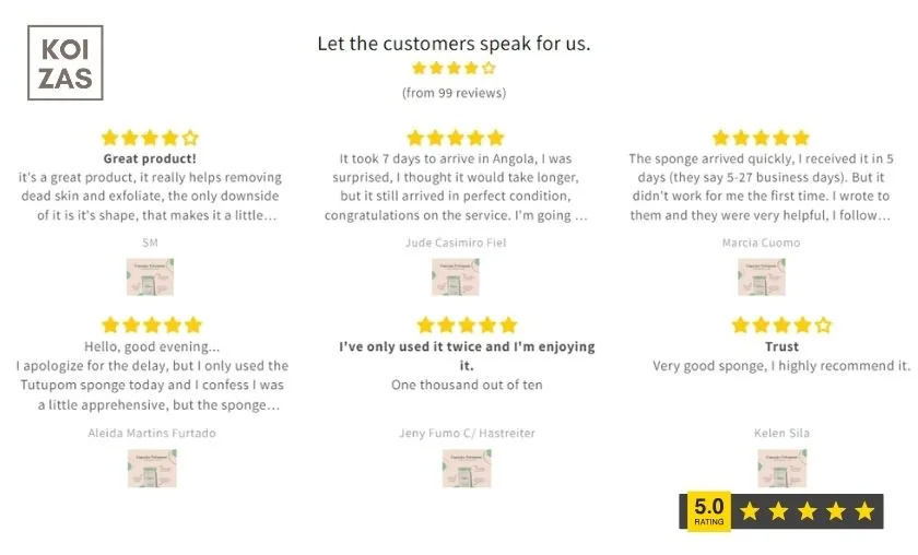 KOIZAS Customer Reviews!