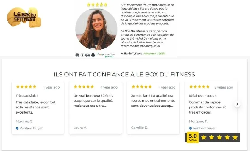 Le Box du Fitness Customer Reviews!