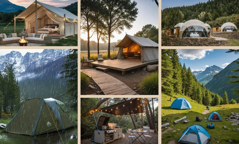 Camping and Glamping