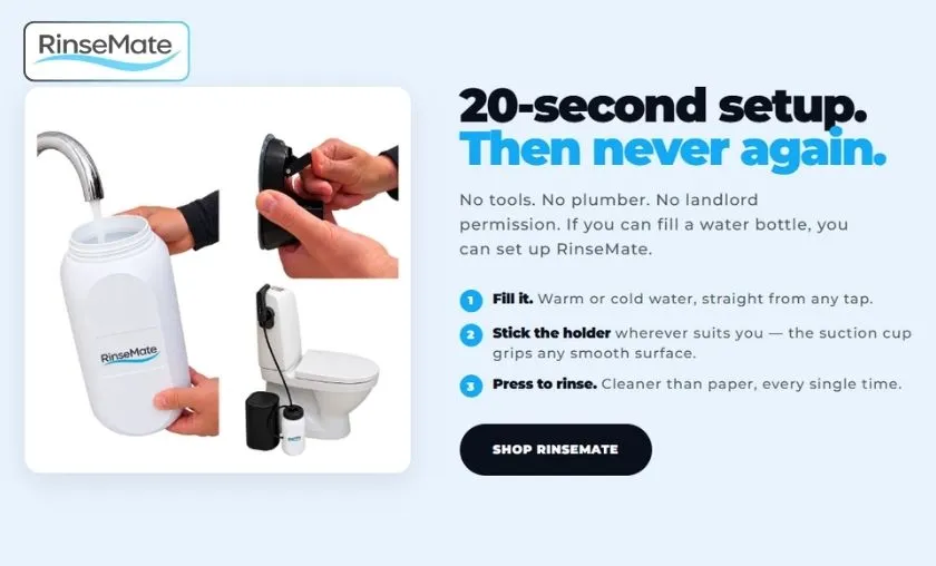 RinseMate Review: Best Bathroom Hygiene Products! ([wpsm_custom_meta type=date field=month] [wpsm_custom_meta type=date field=year]) - The Complete Portal