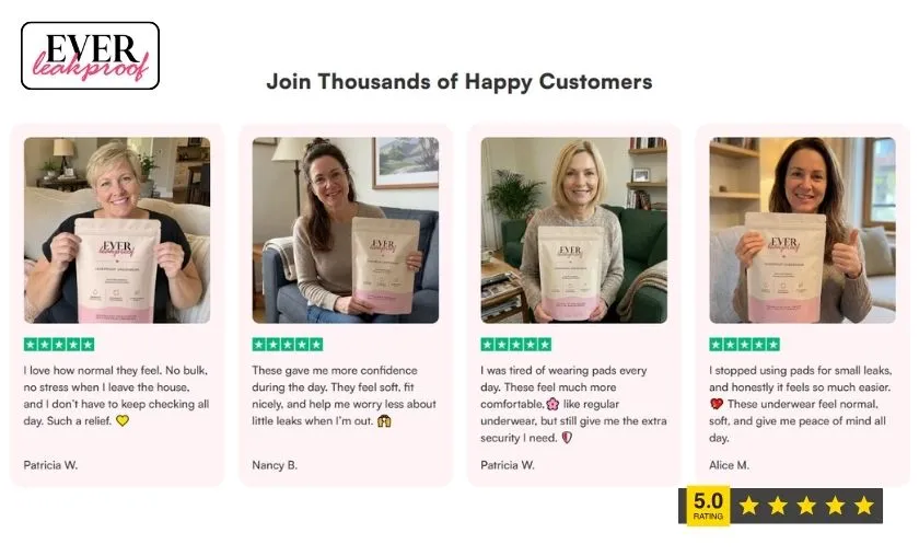 EverLeakproof Customer Reviews!
